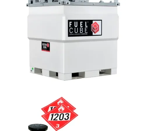 Western Global 243 Gallon FuelCube Gasoline Stationary Fuel Storage Tank, Emergency Vent Kit