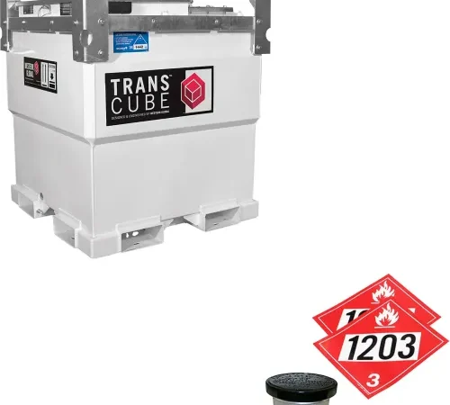 Western Global 251 Gallon TransCube Gasoline Transportable Fuel Storage Tank, Emergency Vent Kit