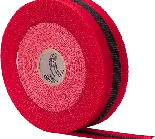 NMC Webbed Barrier Tape - Red/Black - 150'L x 2"W