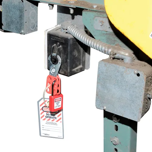 Master Lock® Steel Lockout Hasp, Steel, 1" Jaw Clearance, 420 - Image 4