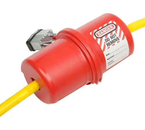 Master Lock® Rotating Electrical Plug Lockout, 220-550 Volts Plus, 488