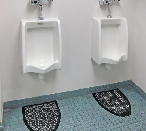 Impact® Urinal Mat - Fresh Scent, Black W/ Touch Fastener Z-Mat, 6-Pack - 1525-5 - Pkg Qty 6