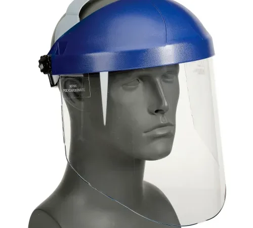 3M Ratchet Headgear W/ Faceshield, H8A, Clear, Polycarbonate, 1 Each