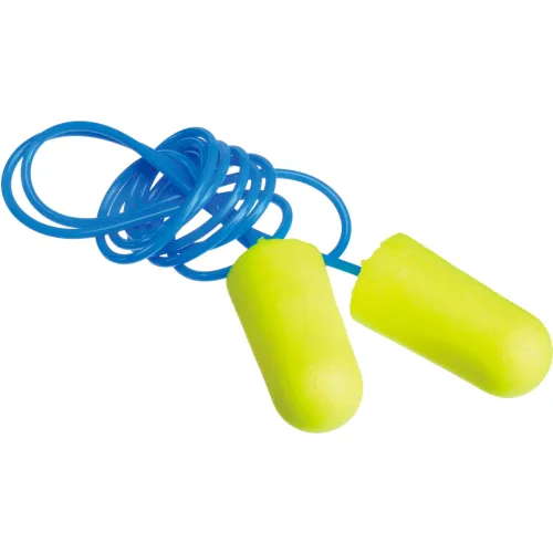 3M™ E-A-R Soft Metal Detectable Earplugs, Corded, Poly Bag, 200-Pair