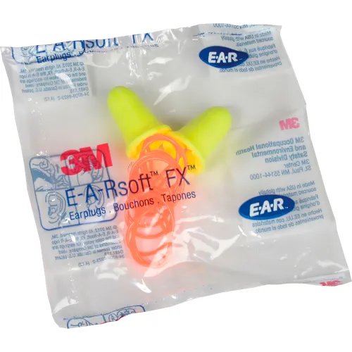 3M™ E-A-R Soft FX™ Earplugs, Corded, Poly Bag, 200-Pair - Image 2