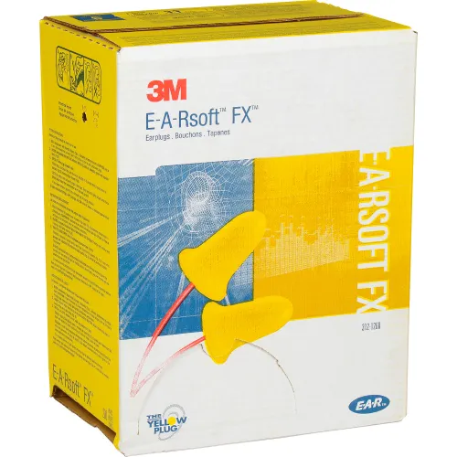 3M™ E-A-R Soft FX™ Earplugs, Corded, Poly Bag, 200-Pair - Image 4