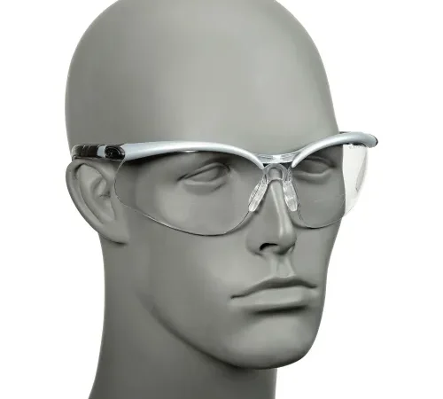 3M" BX" Reader Safety Glasses, Clear Lens, Silver Frame, 1.5 Diopter