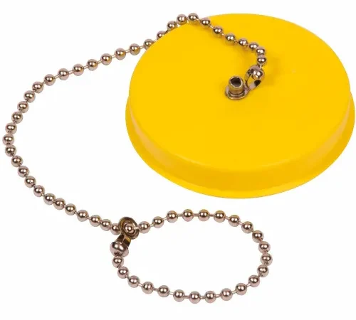 Bradley® S53-063 "Service Only" Eye/Face Wash Dust Cover Cap, Yellow