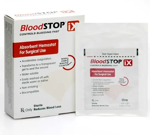 BloodSTOP® BS-iX27 IX Advanced Hemostatic Matrix 0.5" x 2", 24/per box