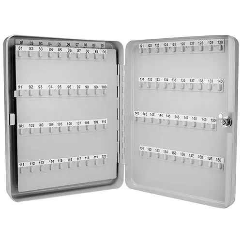 Barska Key Safe With Keyed Lock CB12488 - 160 Key Cap. 11" x 3-1/4" x 14-1/2" Gray - Image 2