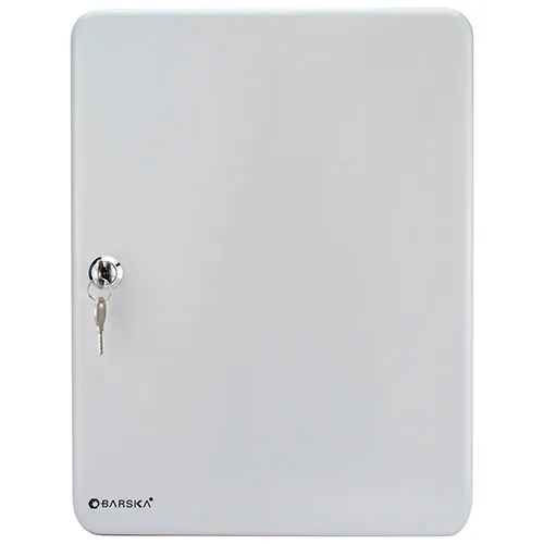 Barska Key Safe With Keyed Lock CB12488 - 160 Key Cap. 11" x 3-1/4" x 14-1/2" Gray - Image 5