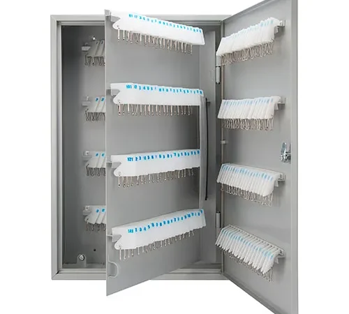 Barska Key Lock Box With White Tags & Keyed Lock CB12492 - 160 Key Cap. 22" x 15" x 3" Gray