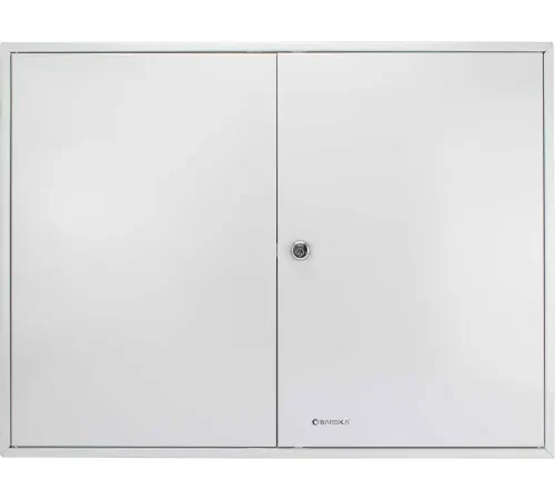 Barska CB12698 320 Keys Lock Box W/ White Tag 3.25in Dx 28.75in W x 22in H, Grey, Aluminum