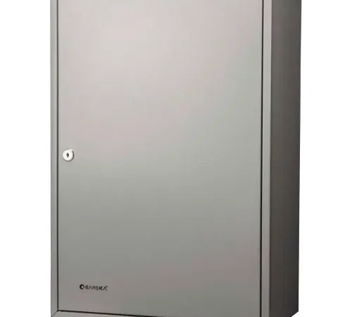 Barska CB13238 300 Keys Adjustable Key Lock Box 25-1/2"W x 12"D x 18-3/4"H, Grey, Aluminum