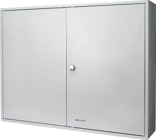 Barska CB13240 480 Key Lock Box w/ White Tags 32-1/4"W x 25-3/4"D x 10"H, Grey, Aluminum