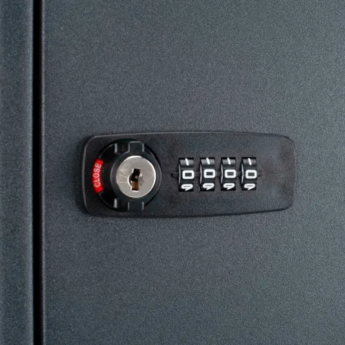 Barska® 100 Keys Combination Adjustable Lock Box, 21-3/4"W x 14-3/4"D x 3"H - Black - Image 5