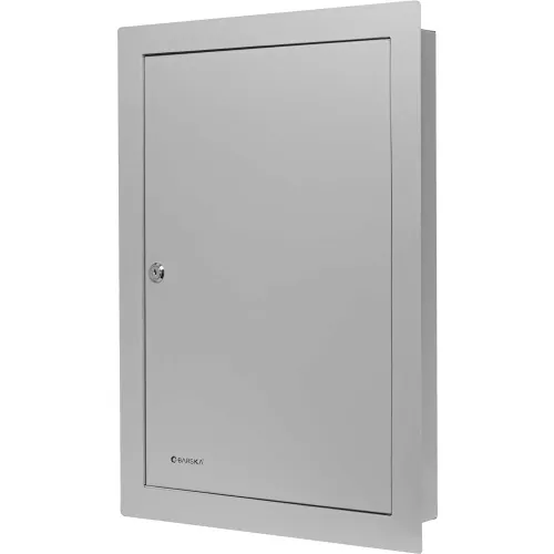 Barska® 100 Keys Adjustable In Wall Key with Flange, 16-4/5"W 3-1/4"D x 23-1/4"H - Grey - Image 2