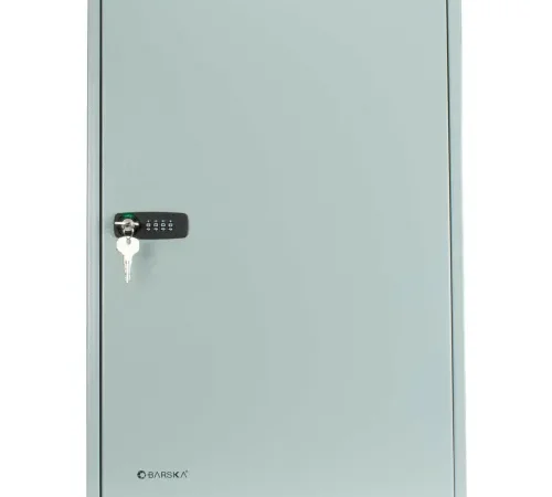 Barska® 160 Keys With Combination Lock White Tag, 22"W x 3"D x 15"H - Grey