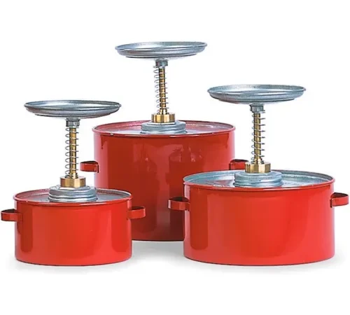 Eagle Steel Plunger Cans - 8" Dia.X8-1/2"H - 2-Quart Capacity