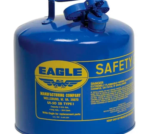 Eagle Type I Safety Can, 12-1/2" Dia. x 13-1/2"H, 5 Gallon Capacity