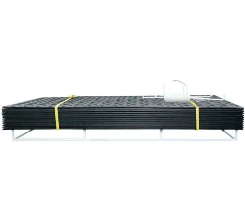 Checkers AlturnaMAT® HDPE Ground Protection MatPak, 3' x 8', Black, 12/Pack