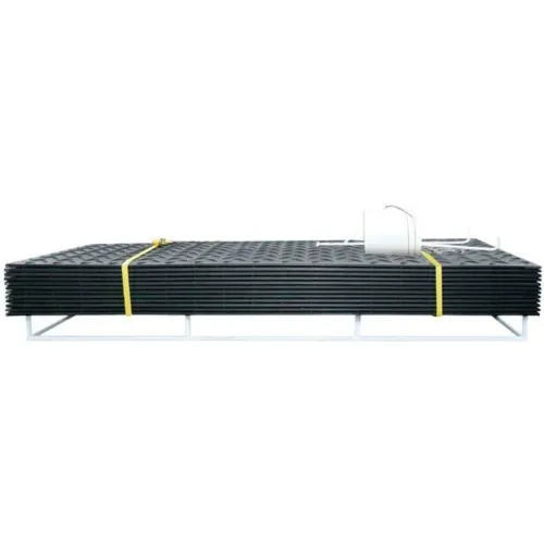 Checkers™ AlturnaMAT® HDPE Ground Protection MatPak, 3' x 8', Black, 12/Pack