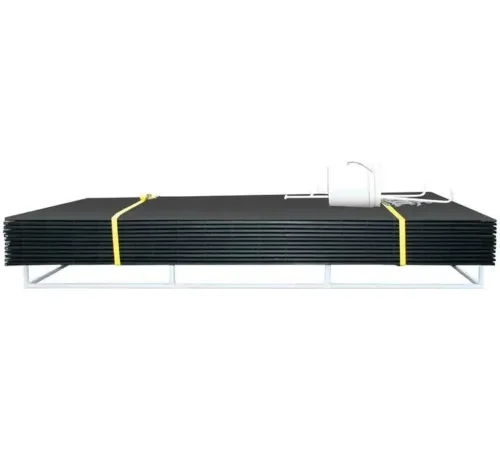 Checkers AlturnaMAT® Ground Protection MatPak, w/Hand Holes, 96" x 36", Black, 12/Pack