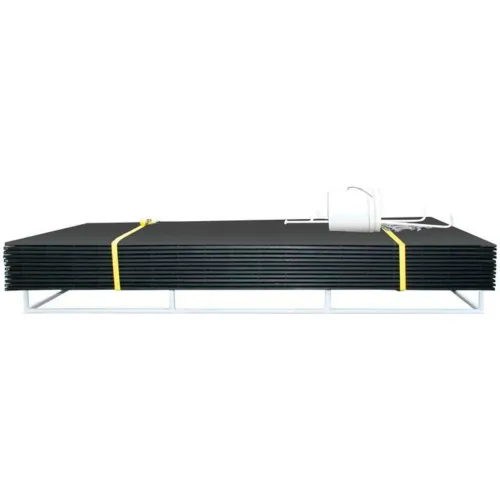 Checkers™ AlturnaMAT® Ground Protection MatPak, w/Hand Holes, 96" x 36", Black, 12/Pack