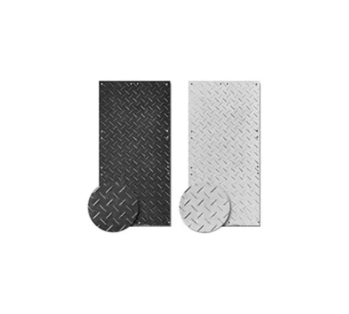 Checkers® MAT-PAK, 4' x 8' Black AlturnaMATS®, Smooth on 1-Side, AMCP4S1