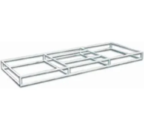 Checkers Turn-A-Rack Metal Ground Protection Transport Storage Skid, Steel, White