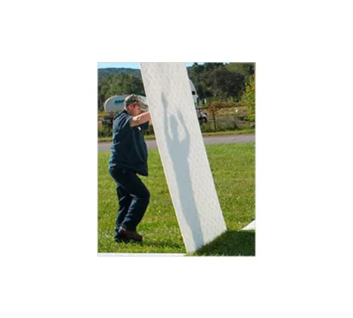 Checkers® AlturnaMATS® HDPE Ground Protection Mat, 4' x 8', Clear, Smooth 1-Side, CM48S1