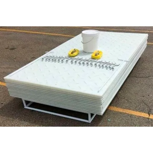 Checkers™ AlturnaMAT® HDPE MatPak Ground Protection Mats, 3' x 8', Clear, 12/Pack