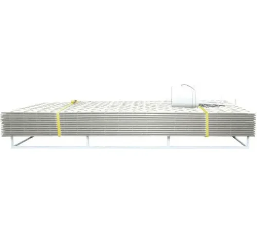 Checkers AlturnaMAT® HDPE Ground Protection MatPak w/Hand Holes, 3' x 8', Clear, 12/Pack
