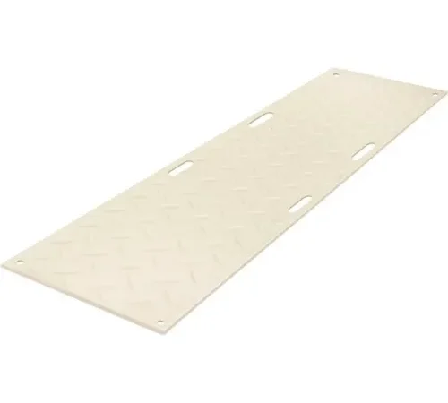 Checkers AlturnaMAT® HDPE Ground Protection Mat with Hand Holes, 2' x 8', Clear