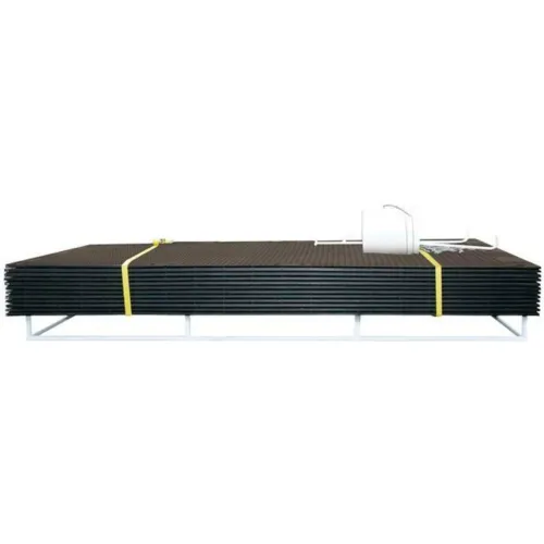 Checkers™ VersaMAT® HDPE Ground Protection MatPak, One Smooth Side, 4' x 8', Clear