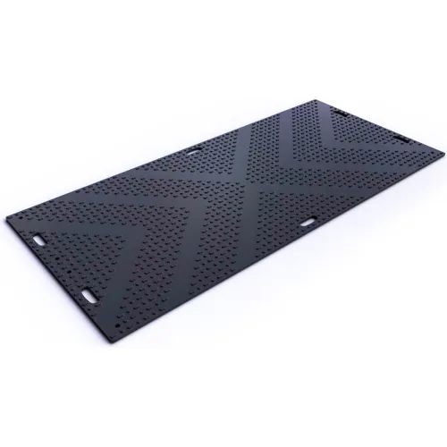 Checkers™ LibertyMat® HDPE Ground Protection Mat, 4' x 8', Black