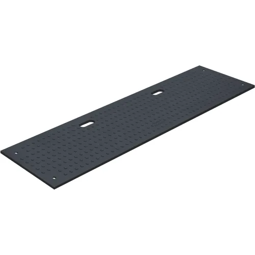 Checkers™ TrakMAT® HDPE Ground Protection Mat, 22" x 96", Black