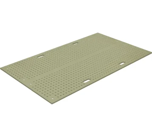 Checkers TrakMat® HDPE Ground Protection Mat, 44" x 96"", Green