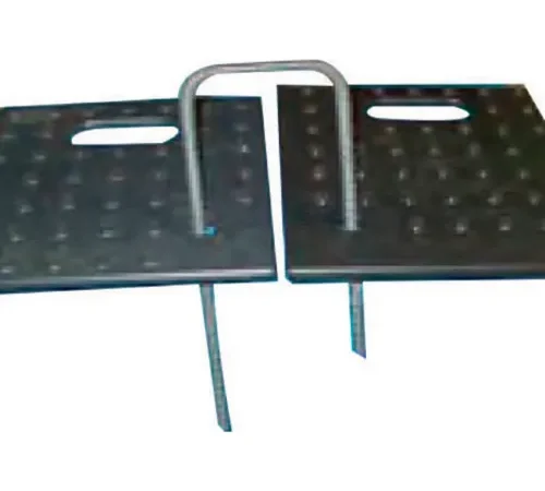Checkers™ U-Stake Ground Protection Mat Anchor, Steel, Silver