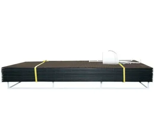 Checkers™ VersaMAT® HDPE Ground Protection MatPak, 3' x 8', Black, Pack of 12