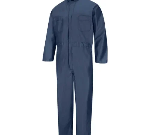 Red Kap® ESD/Anti-Static Operations Coverall, Navy, Polyester/Nylon, Tall, 2XL