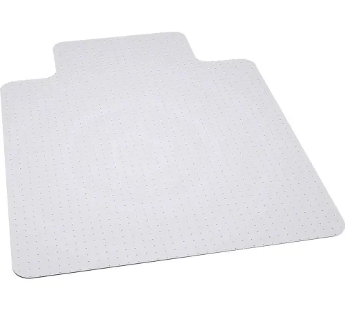 ES Robbins® Bulk Pack Chair Mat for Carpet - 45"W x 53"L w/ Lip - Straight Edge - No Packaging