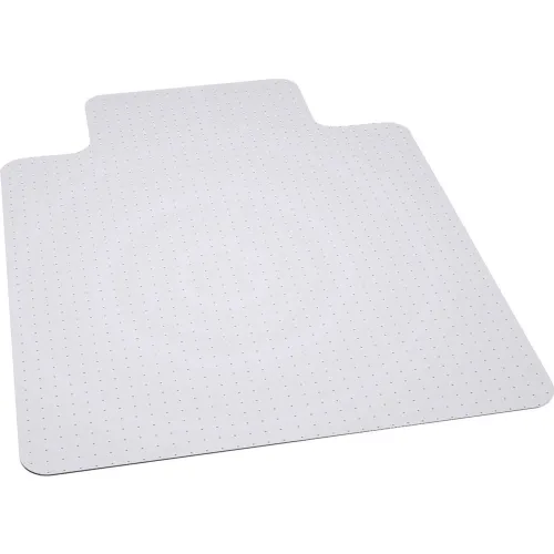 ES Robbins® Bulk Pack Chair Mat for Carpet - 45"W x 53"L w/ Lip - Straight Edge - No Packaging