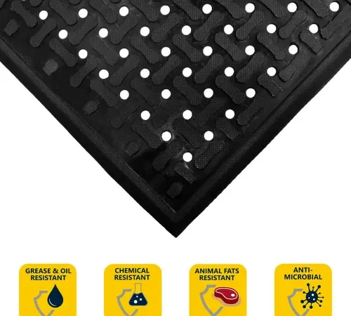 Comfort Flow™ HD Anti-Fatigue Mat 3/8" Thick 3' x 9' Black