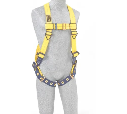 3M" DBI-SALA® Delta" 1101257 Vest Style Full Body Harness, Tongue Buckle, 420 Lbs, XL