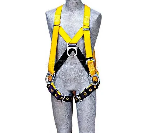 DBI-Sala" Step-In Style Harness 1102878, Front, Back & Side D-Rings, Tongue Buckle, X-Large