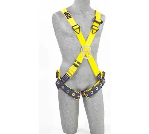 3M" DBI-SALA® Delta" CrossOver Harnesses 1102950, Front/Back D-rings, Tongue Buckle