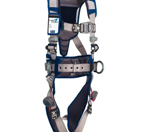 3M" DBI-SALA® ExoFit STRATA" Construction Harness, Back/Front/Side D-Ring 2XL 1112459