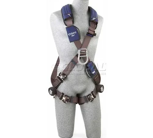 ExoFit NEX" CrossOver Harness 1113097, Front & Back D-Rings, Locking Quick Connect Buckles, L