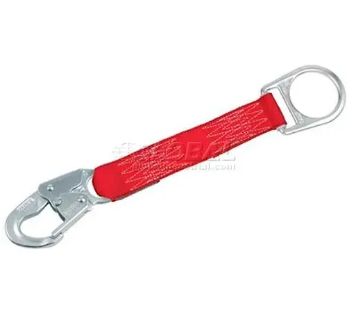 3M" PROTECTA® D-Ring Extension 1385000 D-Ring At One End Snap Hook At Other x 18"L